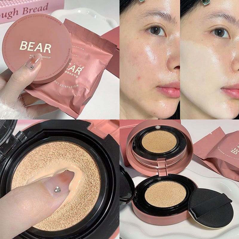保湿コンシーラーエアクッションコンパクトクリームスキンファン - Bb Cushion Korean のレビューと価格